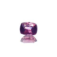 パープルサファイア 非加熱 パキスタン・カシミール地方産 0.37ct[240628403]4.5x3.4mm前後