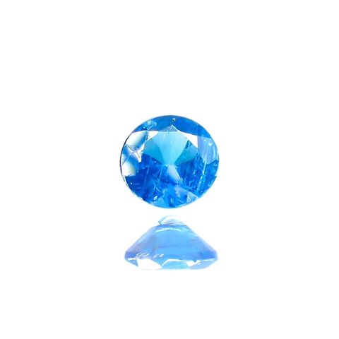 ネオンブルーアパタイト(宝石名アパタイト) ブラジル産 識別済 0.093ct / 2.8x2.8mm前後 [260612574]
