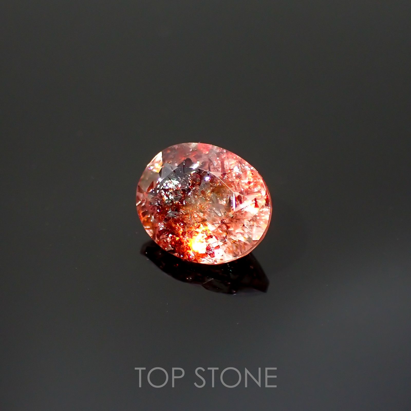 ファイヤークォーツ ナイジェリア産 1.29ct[220114750]8.2x6.8mm前後