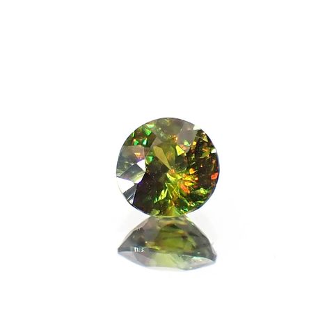 カラーチェンジスフェーン パキスタン産 0.31ct / 4.1x4.1mm前後 [250931059]