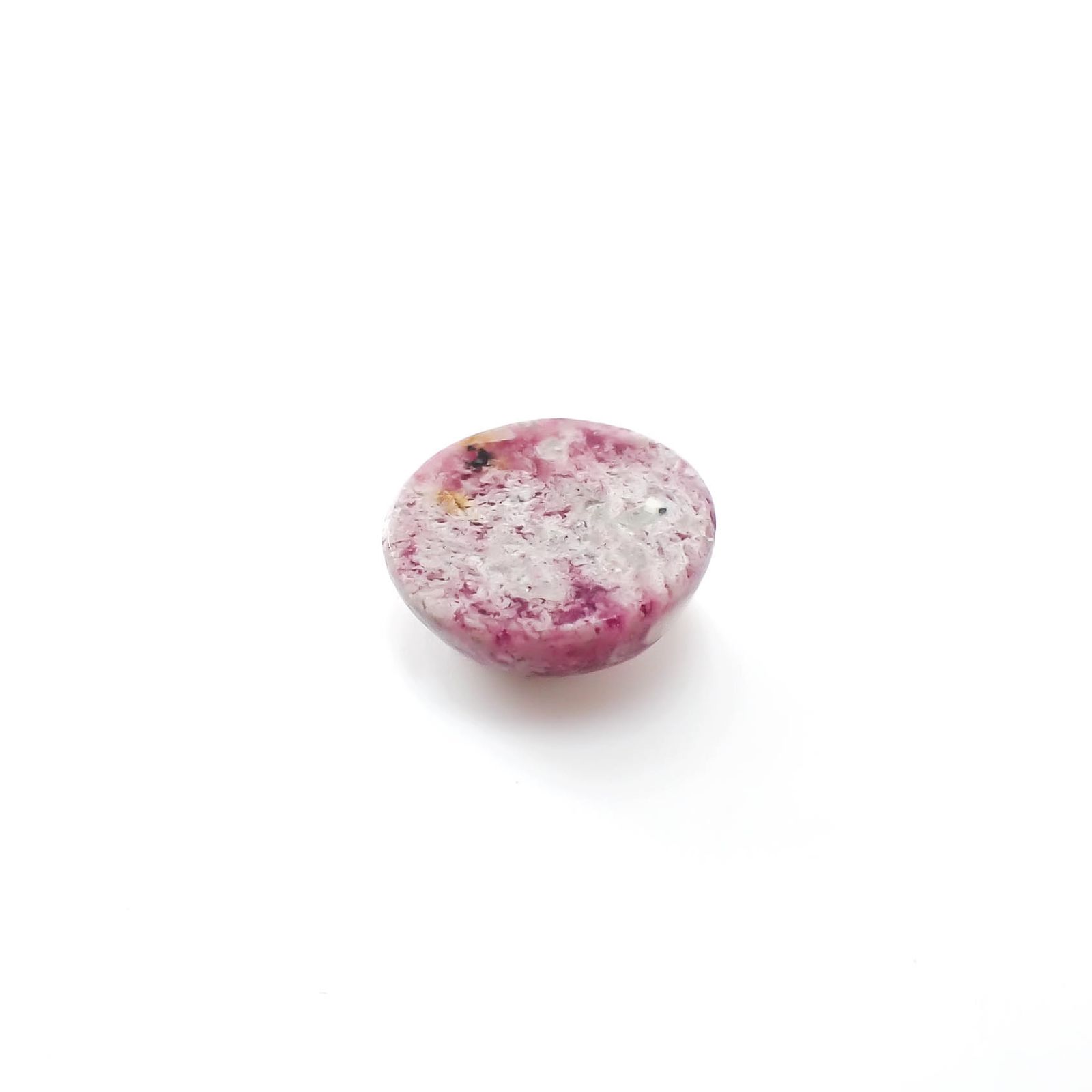 レッドベリル/ピンクベリル(母岩付き) アメリカ・ユタ州産 2.12ct [250730903]9.1x9.1mm前後