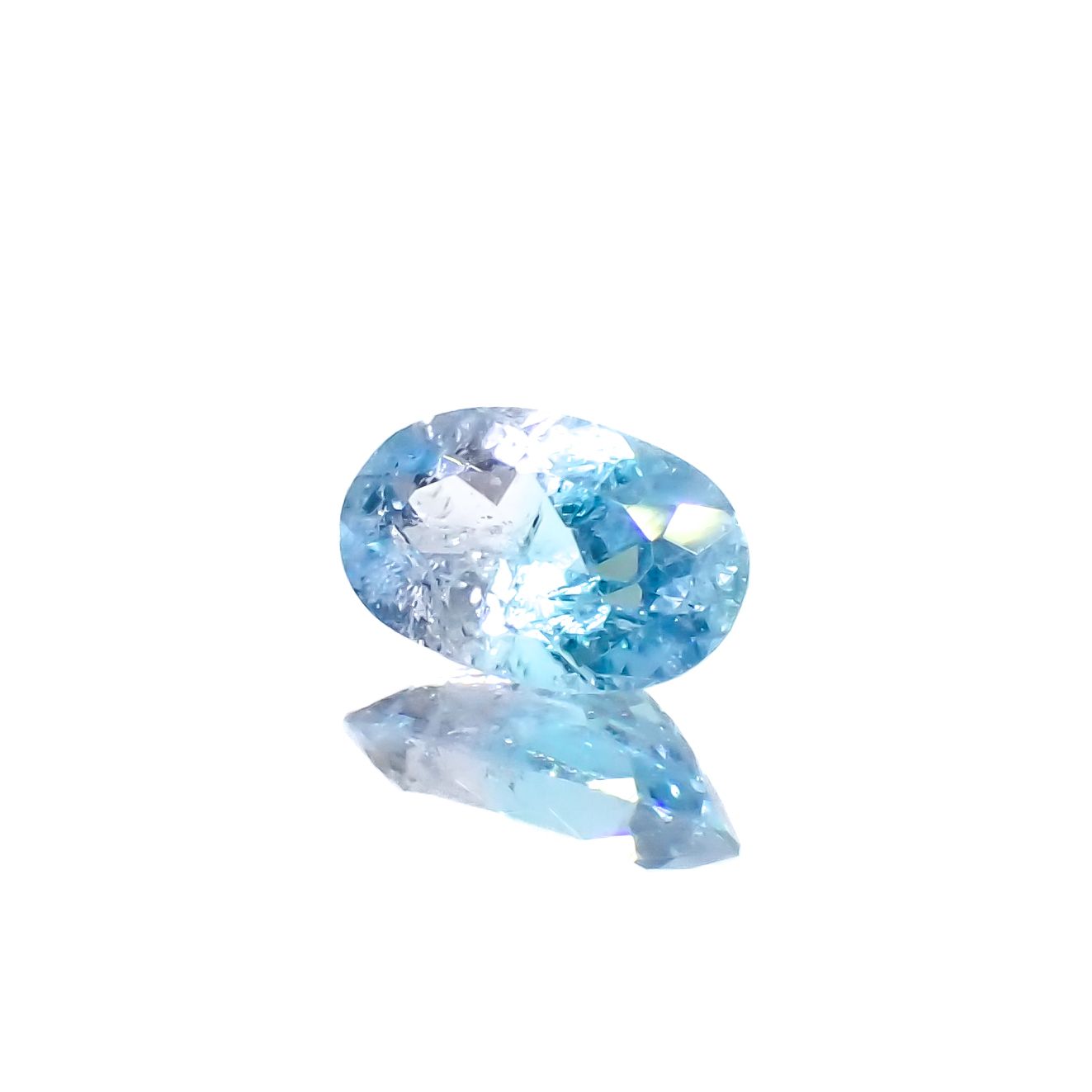 バイカラーパライバトルマリン(宝石名トルマリン/別名パライバ・トルマリン)ブラジル産 0.34ct GIA鑑付[231023683]5.93x3.62mm前後