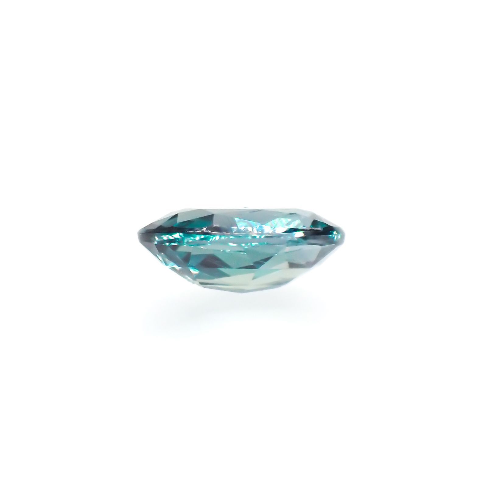 アレキサンドライト(宝石名アレキサンドライト)ブラジル産/EmeraldMains社製 0.144ct ソ付(彩珠)[220113817]3.8x2.8mm前後