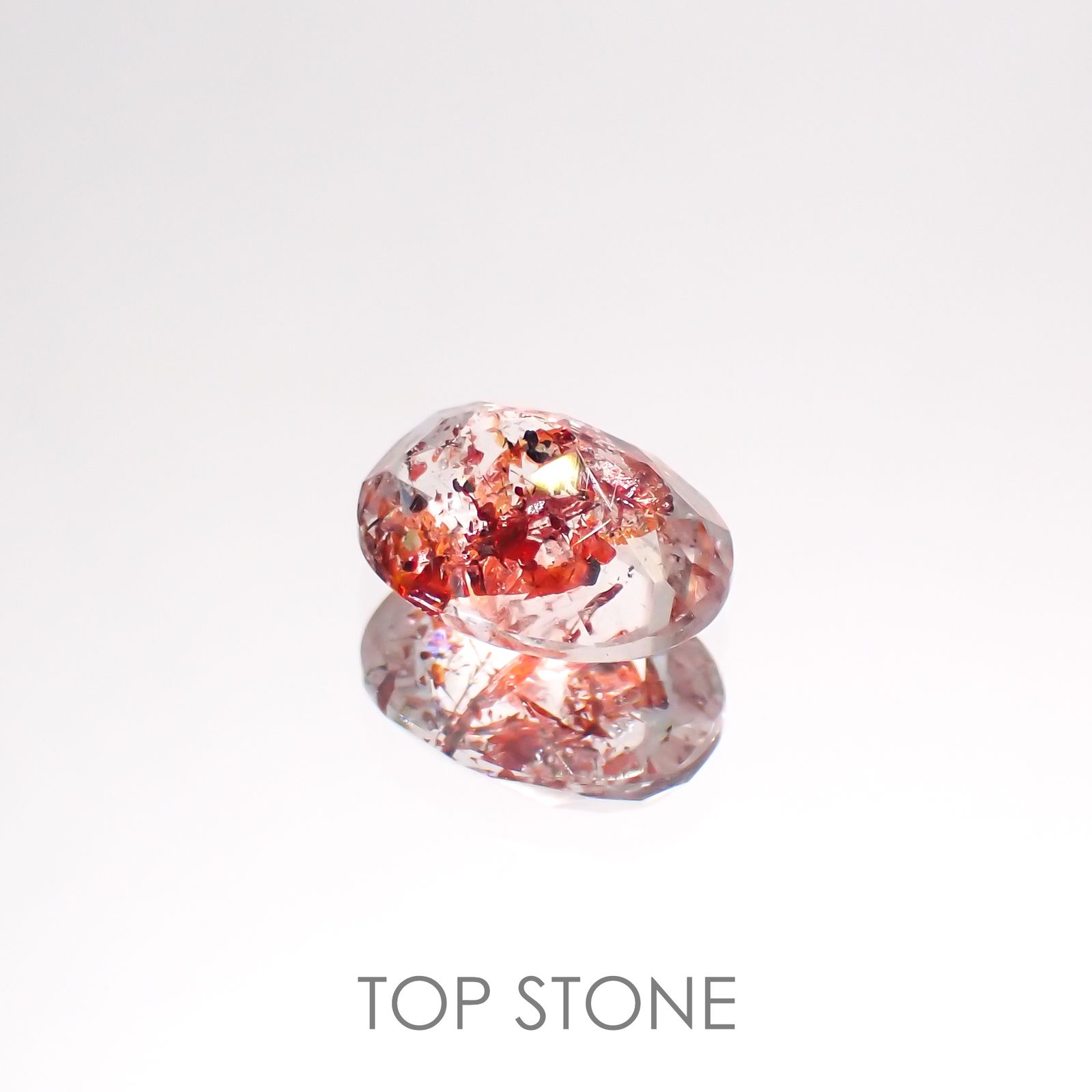 ファイヤークォーツ ナイジェリア産 1.54ct[220114742]8.7x6.5mm前後