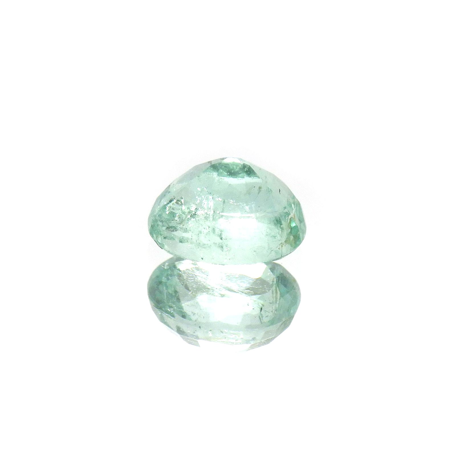 パステルカラーエメラルド コロンビア/ブラジル産 0.51ct [250817237]5.6x4.4mm前後
