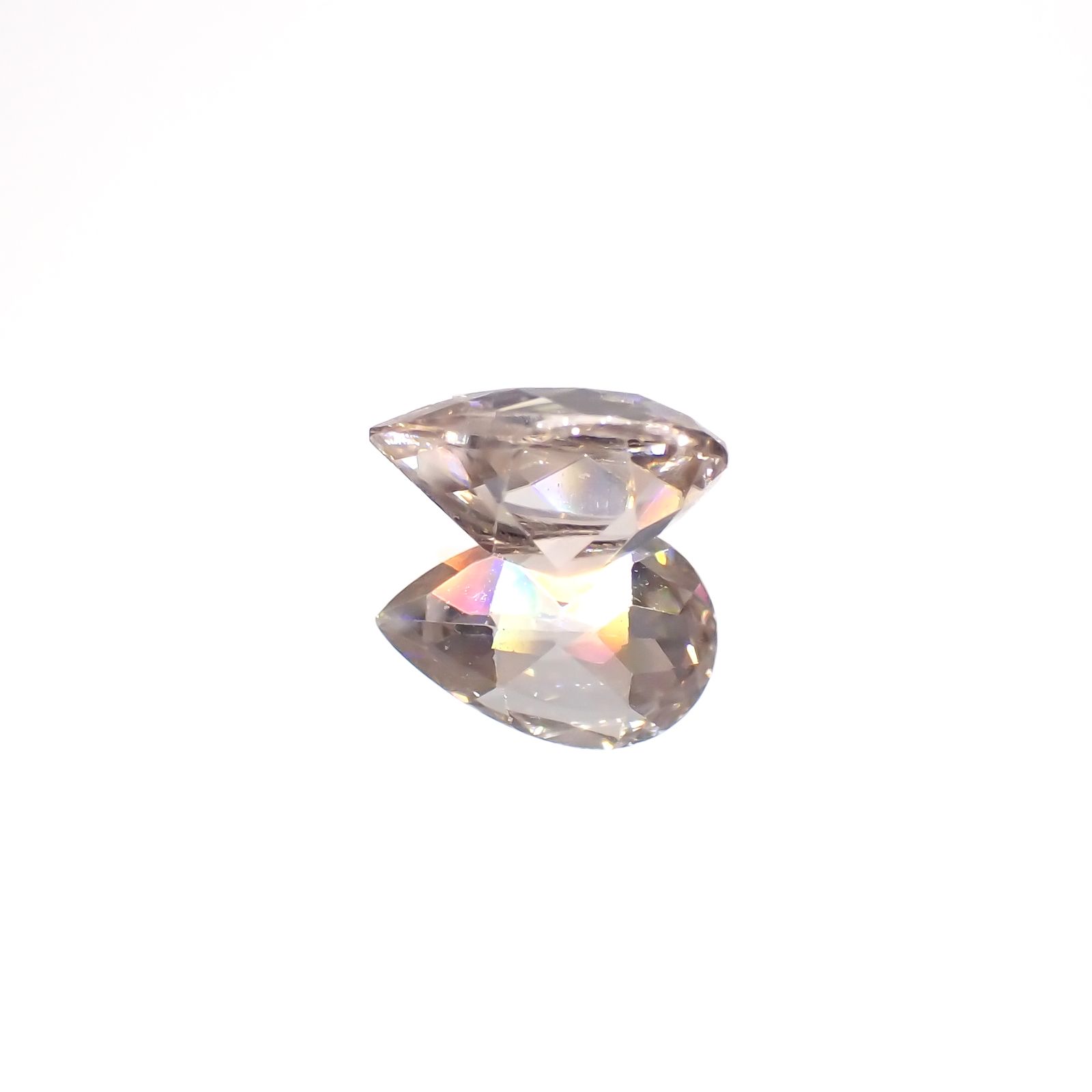 シャンパンカラージルコン スリランカ/カンボジア産 1.27ct[230521908]7.6x5mm前後 | TOP STONE(トップストーン)