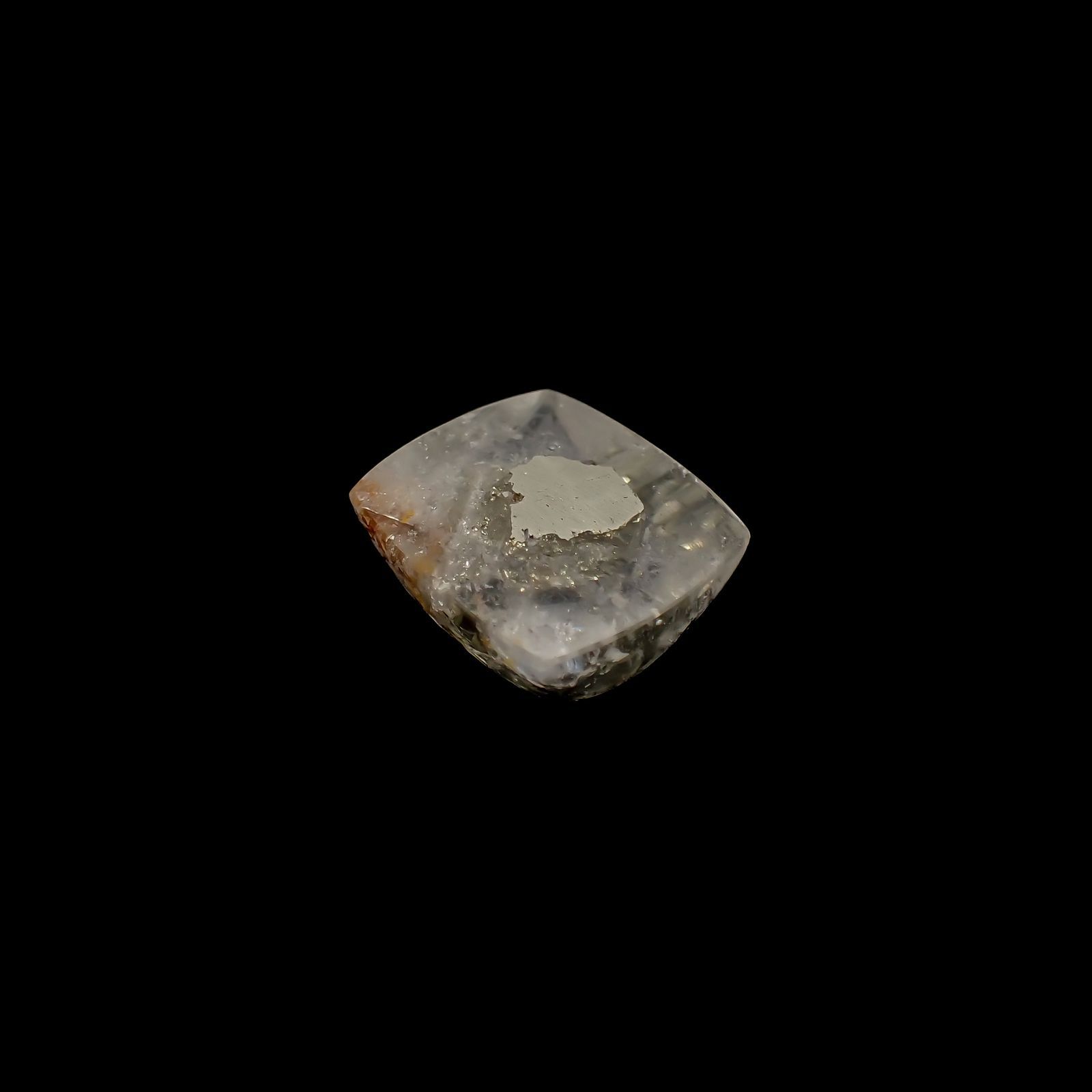 パイライトインクォーツ  ブラジル産 31.98ct[220616625]18.9x16.4mm前後