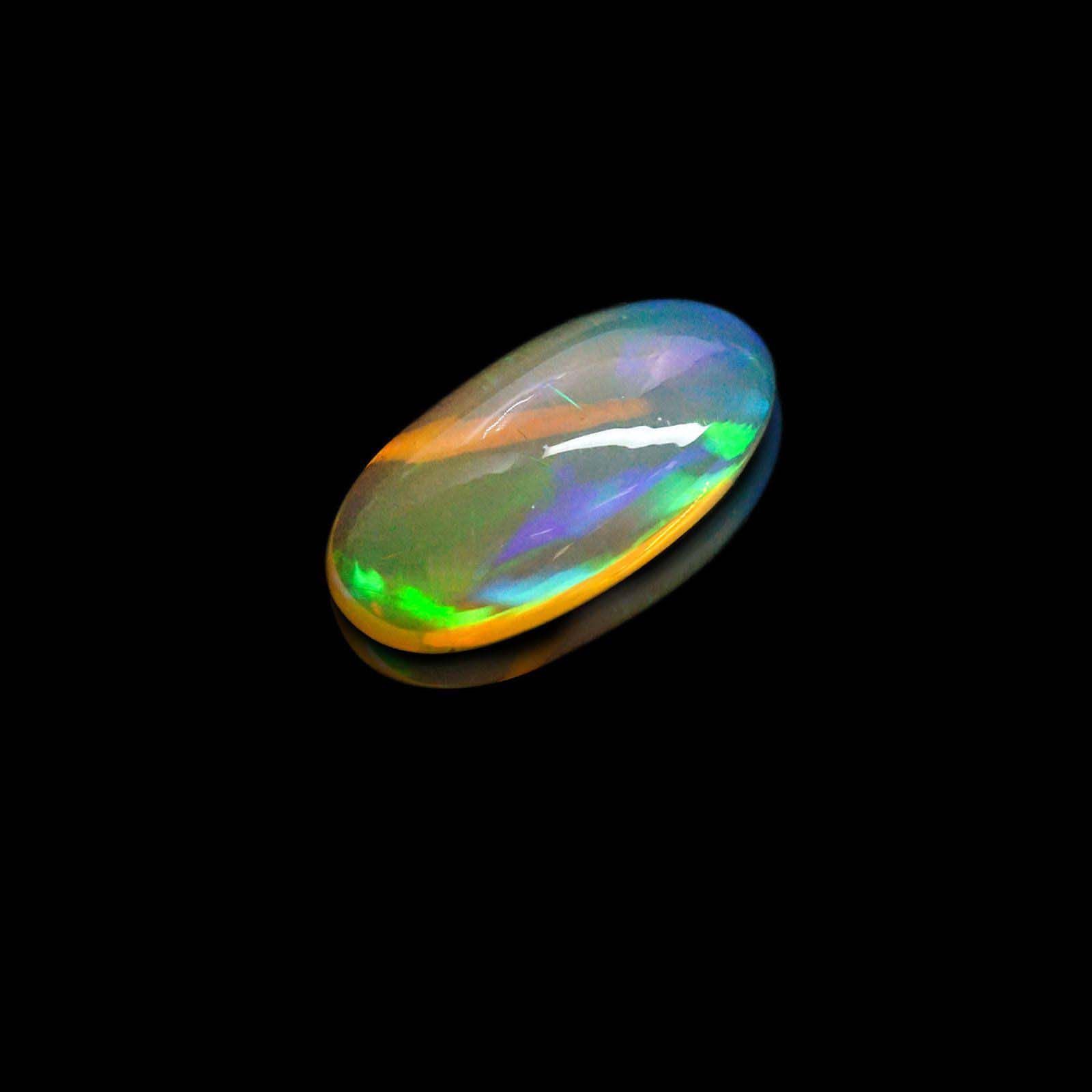 エチオピアオパール(宝石名オパール)エチオピア産 6.35ct 識別済[230722821]19.5x9.5mm前後