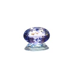タンザナイト(宝石名タンザナイト) タンザニア産 2.022ct ソ付(彩珠)[21019452]10.1×6.7mm前後