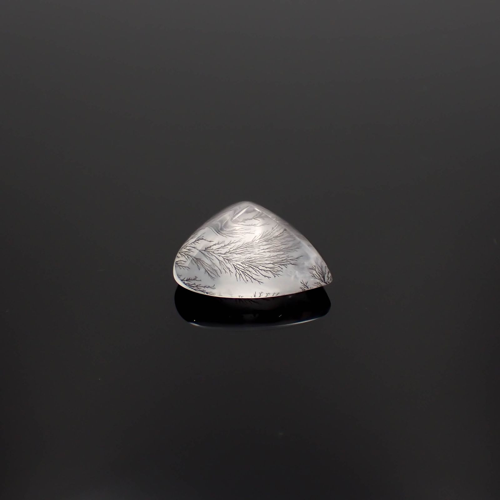 デンドリチッククォーツ ブラジル産 6.60ct[230823238]14.1x13.5mm前後