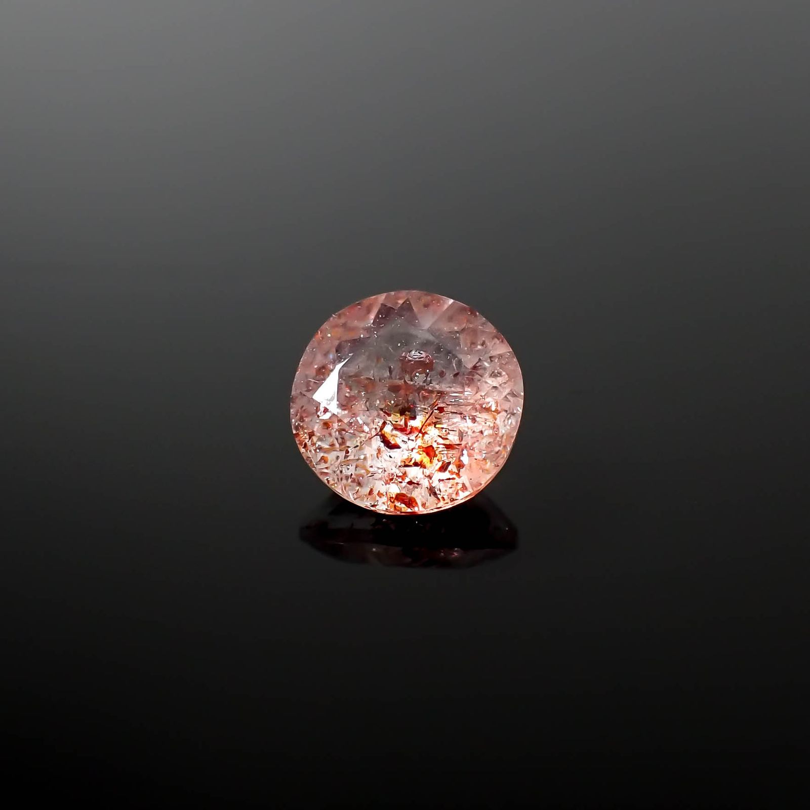 ファイヤークォーツ ナイジェリア産 1.10ct[240326706]7.2x7.2mm前後
