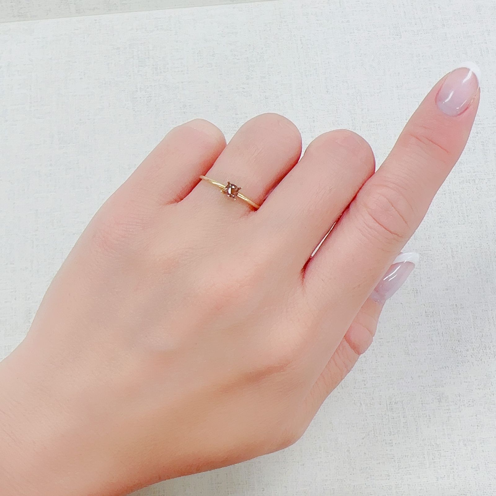 レインボーガーネット 日本・奈良県天川村産 0.18ct[230521958]3.4x3.3mm前後