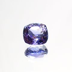 バイカラータンザナイト(宝石名タンザナイト) タンザニア産 2.439ct ソ付(彩珠)[210812667]7.8×7mm前後