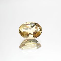 イエローベリル(宝石名イエロー・ベリル)ブラジル産 1.11ct 識別済[220114236]7.8x6mm前後
