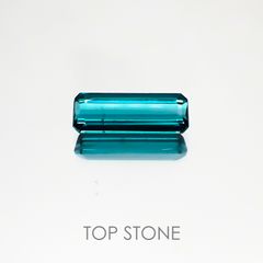 インディゴライト ソーティング付き ブラジル産 ルース 0.7ct[20128464]9.1×3.3mm前後
