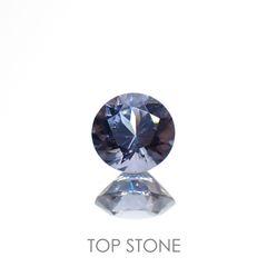 グレイッシュブルースピネル(宝石名スピネル)ビルマ/マダガスカル産 0.28ct 識別済[220817443]4x4mm前後