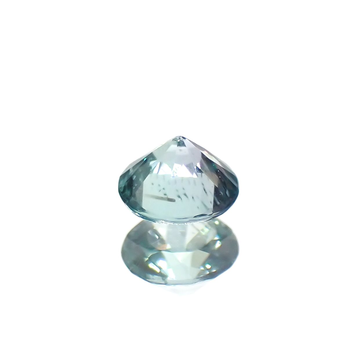 ブルーグリーンコーネルピン(宝石名コーネルピン)タンザニア産 0.10ct 識別済[230722859]2.9x2.9mm前後