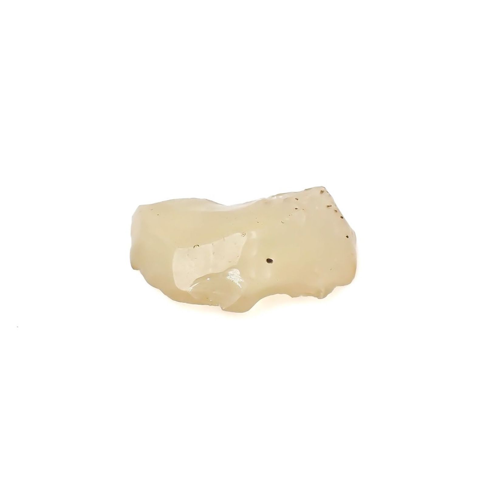 リビアングラス 原石 発見地：エジプト・リビア砂漠 26.93ct / 33.4x22.5mm前後 [260729281]