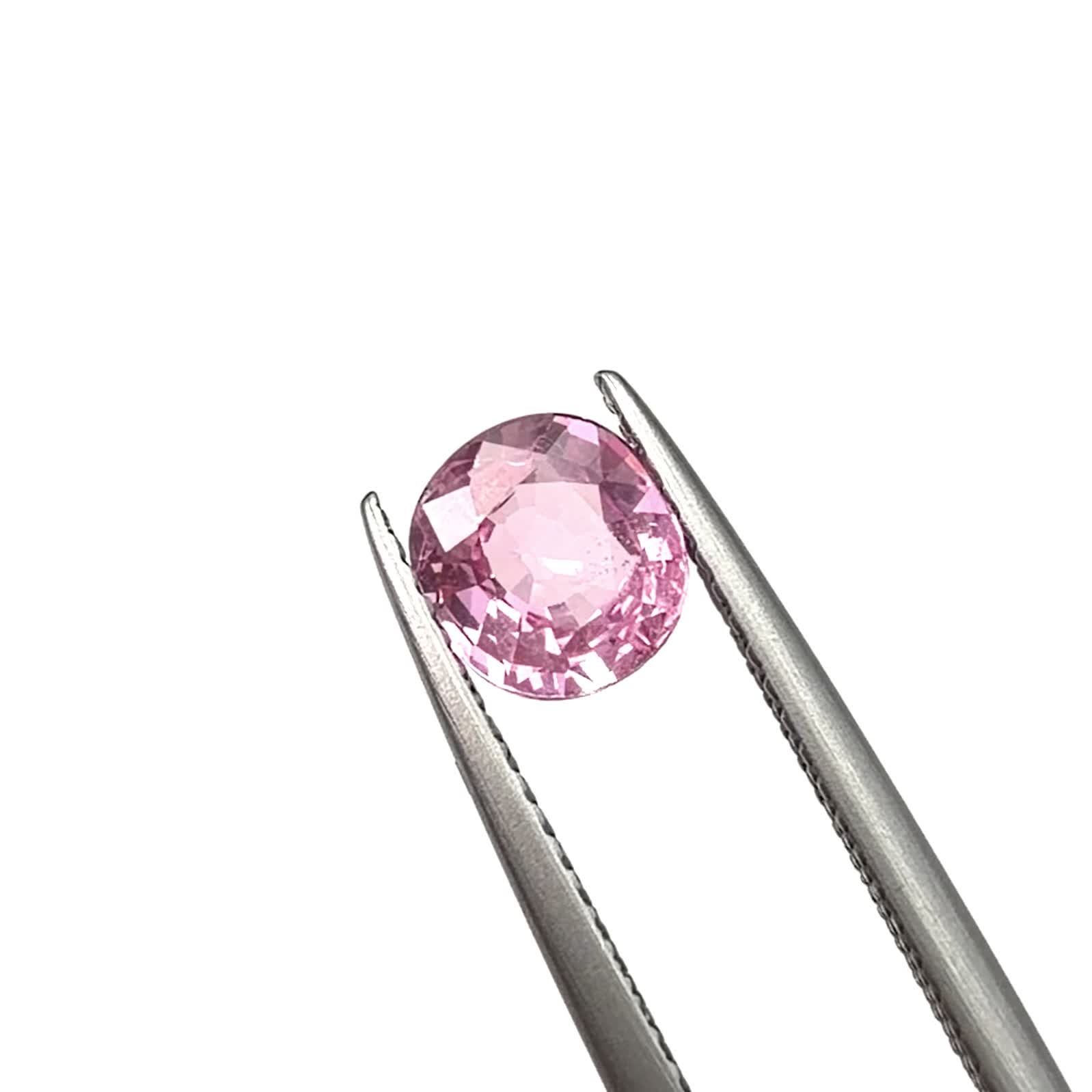 ピンクスピネル(宝石名ピンク・スピネル)タンザニア産 識別済 1.19ct