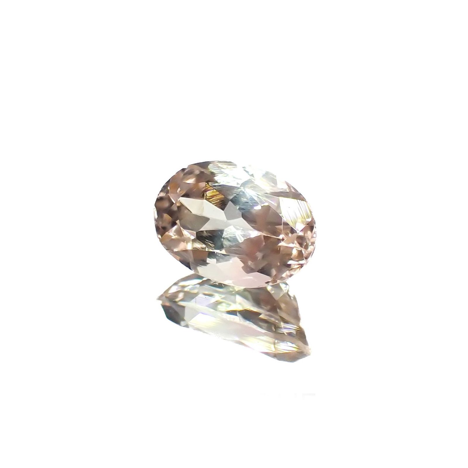 バイカラートルマリン(宝石名トルマリン)ブラジル産 0.88ct 識別済[221219557]7.3x5mm前後