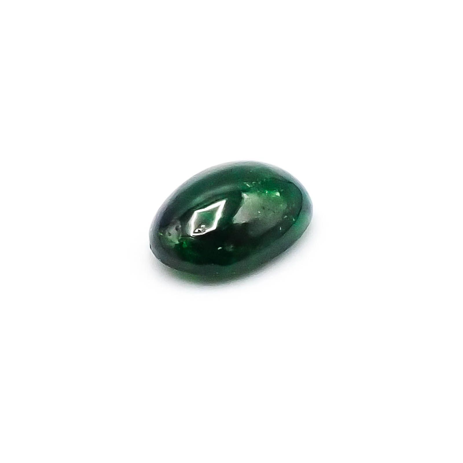 ツァボライト(宝石名グリーン グロッシュラー・ガーネット)タンザニア産 0.96ct 識別済[250717139]7.1x5.1mm前後