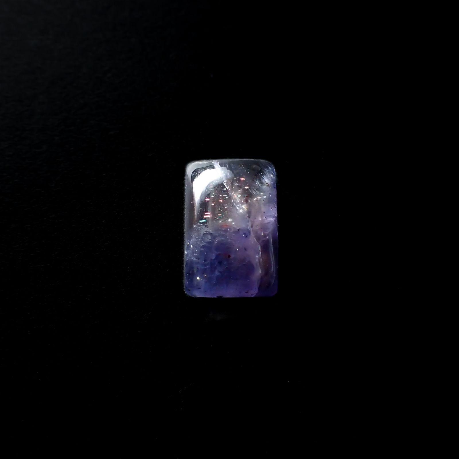 ブラッドショットアイオライト インド産 3.59ct[240226178]12x7.9mm前後