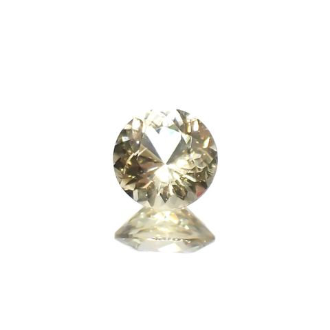 イエローダンビュライト(宝石名イエロー・ダンブライト)タンザニア産 0.25ct 識別済[220918007]4.1x4.1mm前後