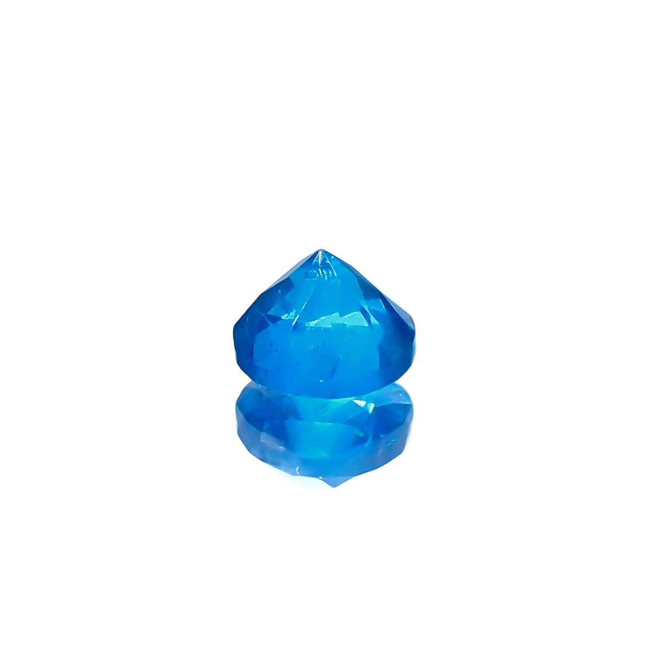 ネオンブルーアパタイト マダガスカル産 0.55ct[231224996]4.9x4.8mm前後