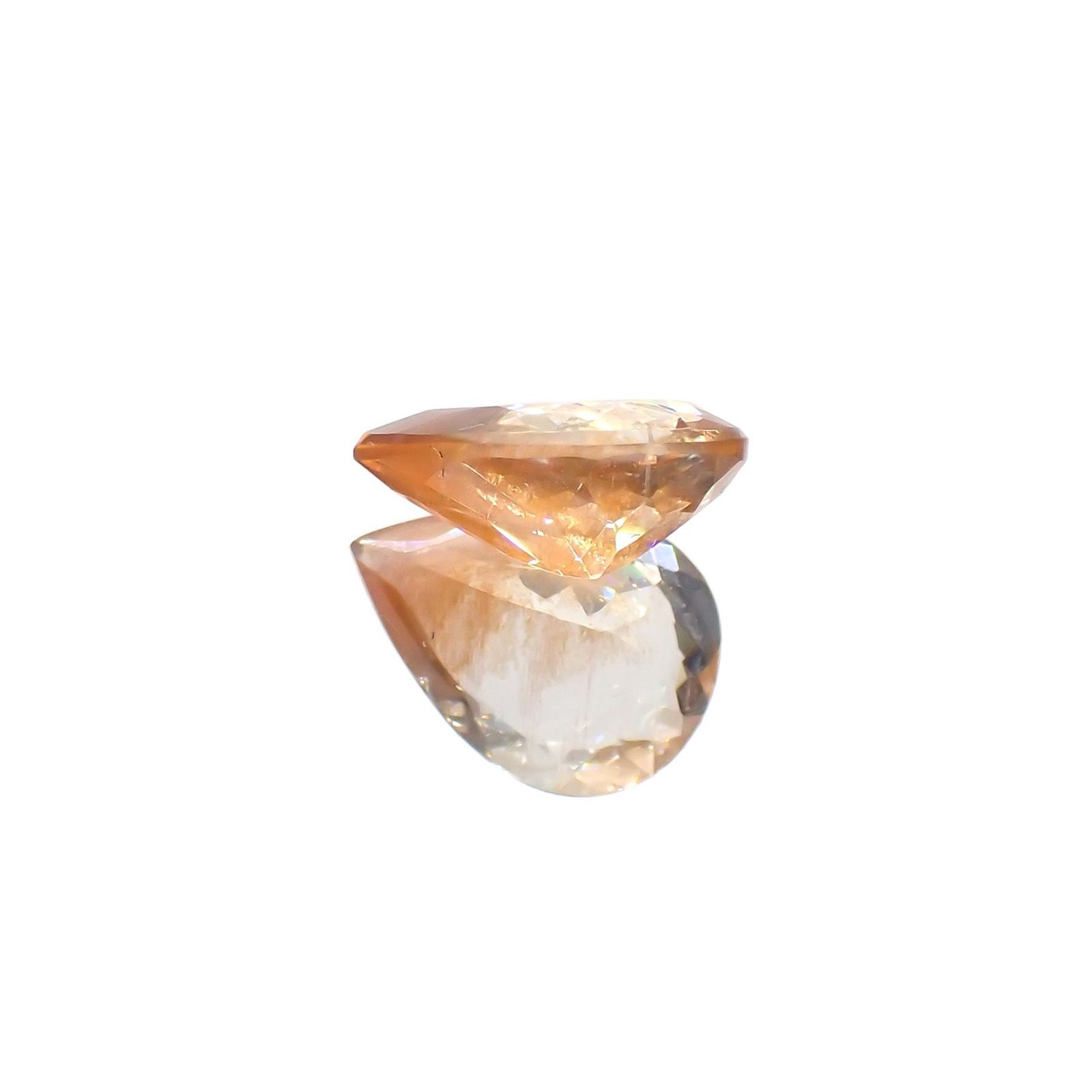 サンストーンスキャポライト(宝石名シーン・スキャポライト)タンザニア産 識別済 1.13ct / 9.1x6.6mm前後 [221219271]