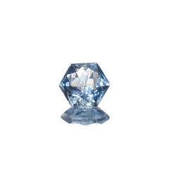 ◇ヘキサゴンカット◇アベンチュリンアクアマリン ブラジル・ミナスジェライス州産 0.28ct[240226006]4.2x4.2mm前後