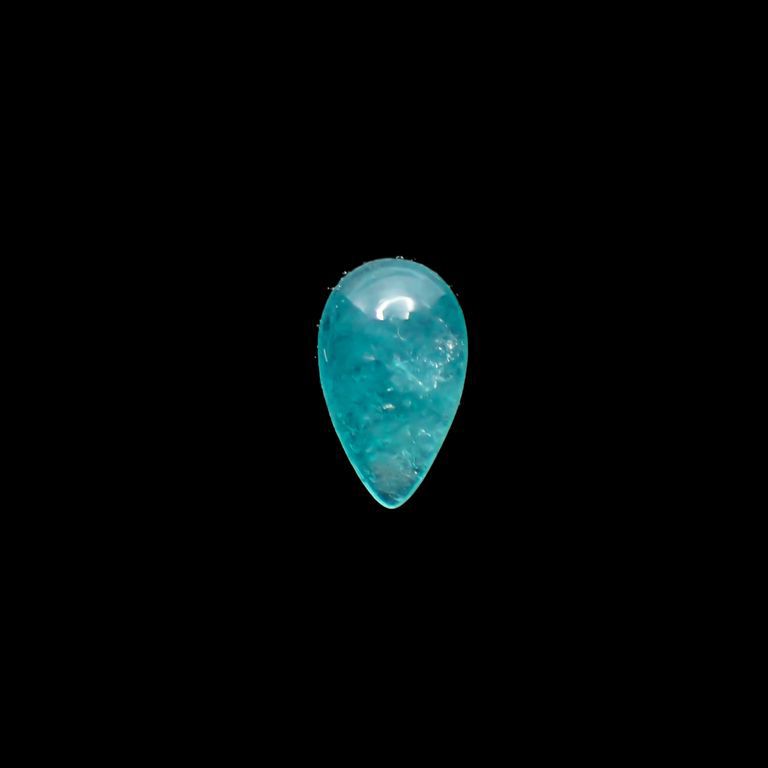 パライバトルマリン(宝石名トルマリン/別名パライバ・トルマリン) ブラジル・キントス鉱山産 0.313ct ソ付(宝貴協)[210711651]6.4×3.8mm前後