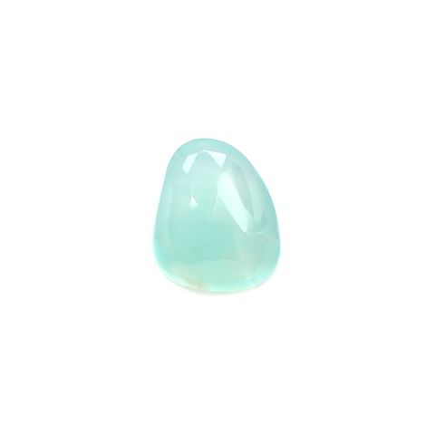 ◇ローズカット◇アクアプレーズ(宝石名ブルー グリーン・カルセドニー)南アフリカ産 4.55ct 識別済[230421887]14.2x11.6mm前後