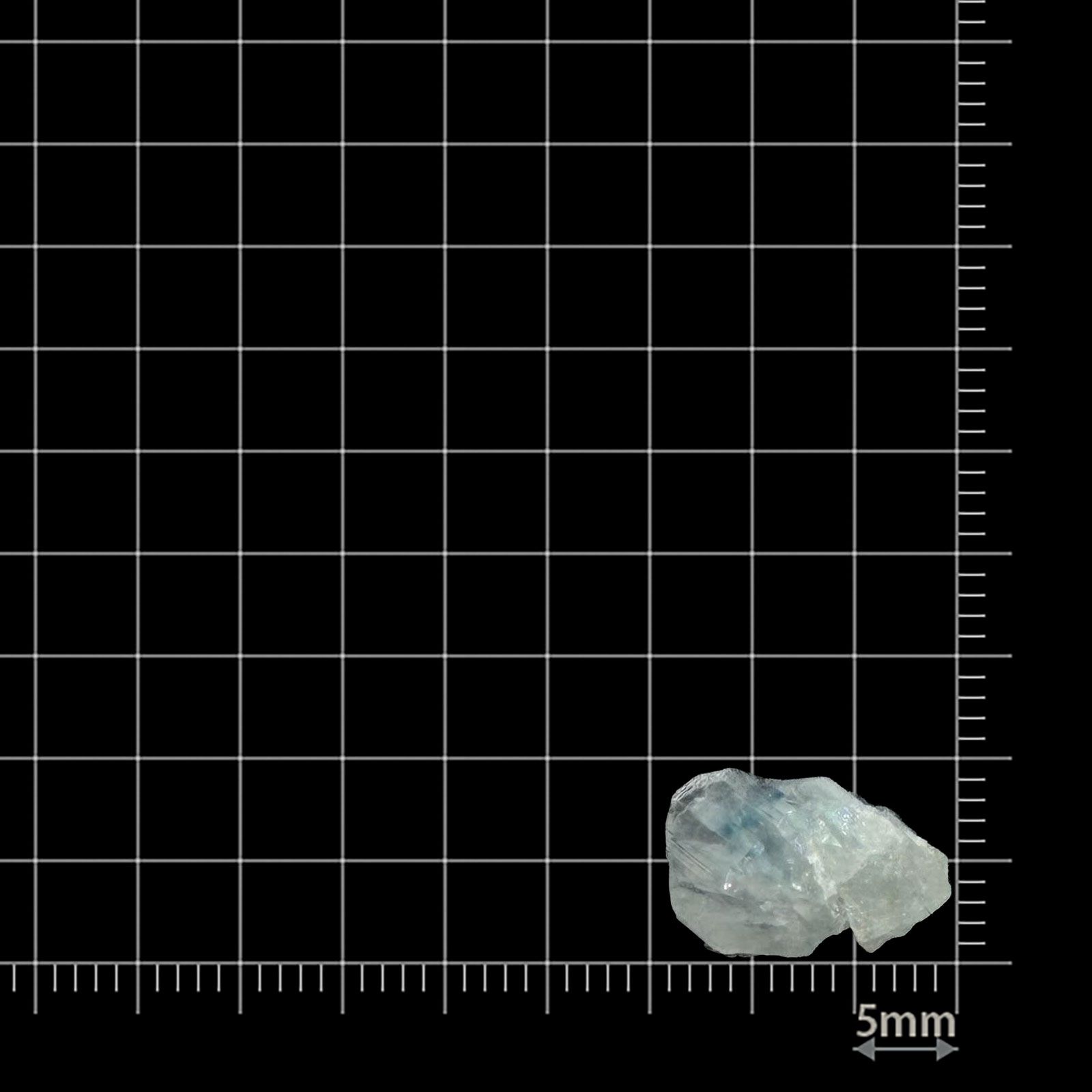 ユークレース 原石 ブラジル産 5.91ct / 13.1x10.6mm前後 [260231728]