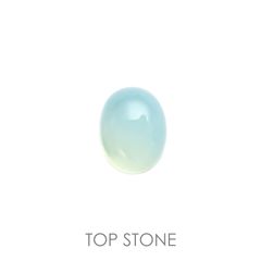 ブルーオパール(宝石名コモンオパール) ペルー産 1.86ct 識別済[21039189]8.9×7.1mm前後