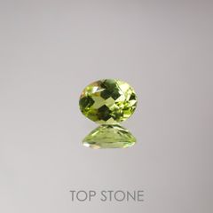 パロットクリソベリル(宝石名クリソベリル)インド産 0.37ct 識別済[220616421]5x3.9mm前後