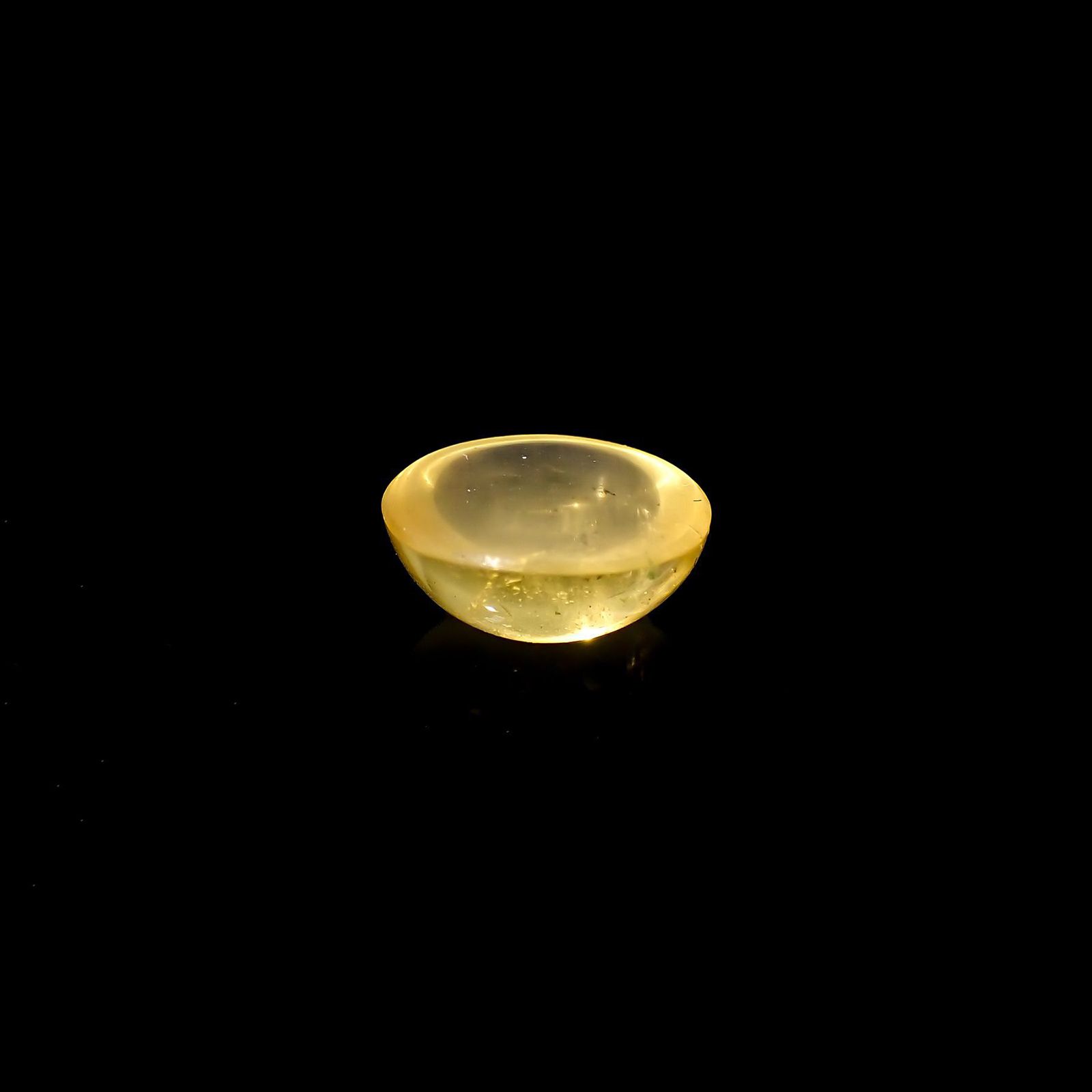 イエローベリルキャッツアイ(宝石名イエロー・ベリル キャッツアイ)ブラジル産 2.99ct 識別済[220917871]10x8.2mm前後