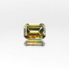 ゴールドシーンサファイア 非加熱(宝石名シーン・サファイア)ケニア産 1.183ct ソ付(彩珠)[231023911]6.6x4.9mm前後