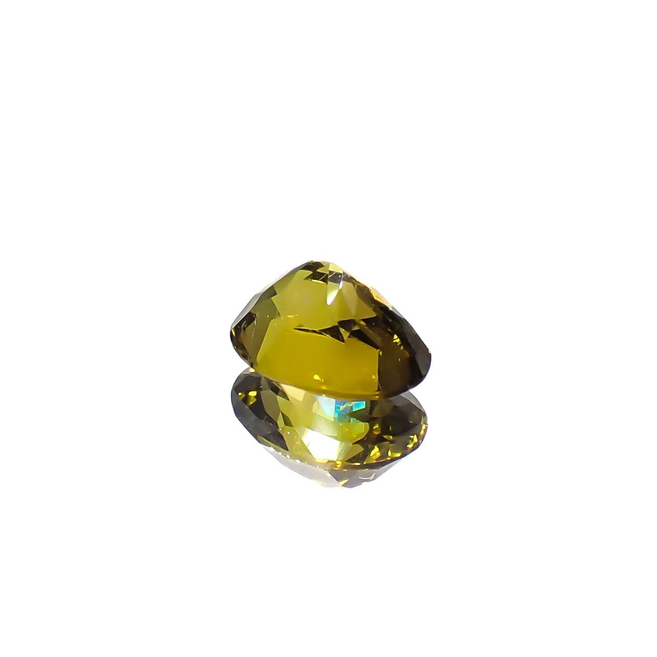 クリノゾイサイト(宝石名クリノゾイサイト)パキスタン産 1.08ct 識別済[250630591]7.2x5.4mm前後