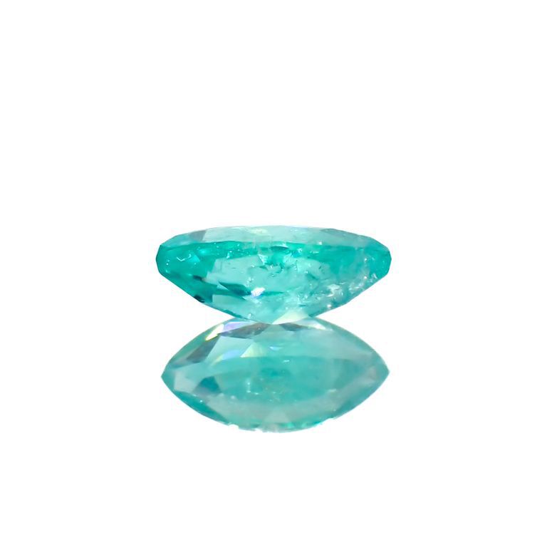 パライバトルマリン(宝石名トルマリン/別名パライバ・トルマリン)ブラジル・キントス鉱山産 0.34ct 識別済[221018835]6.5x3.5mm前後