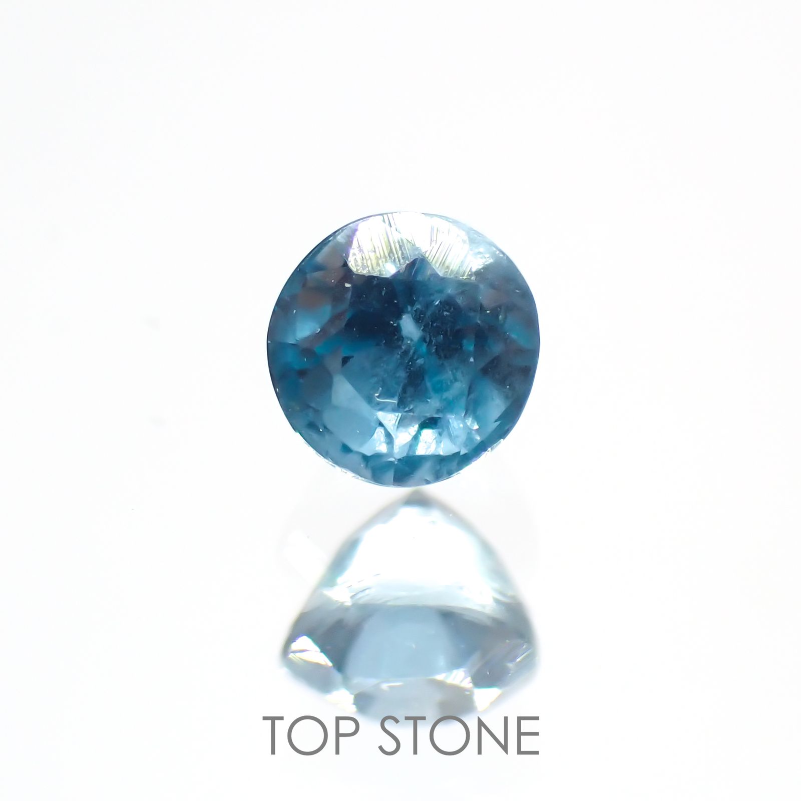 オーシャンブルーカイヤナイト(宝石名カイヤナイト) インド・オリッサ州産 0.24ct 識別済[210812358]3.2×3.2mm前後