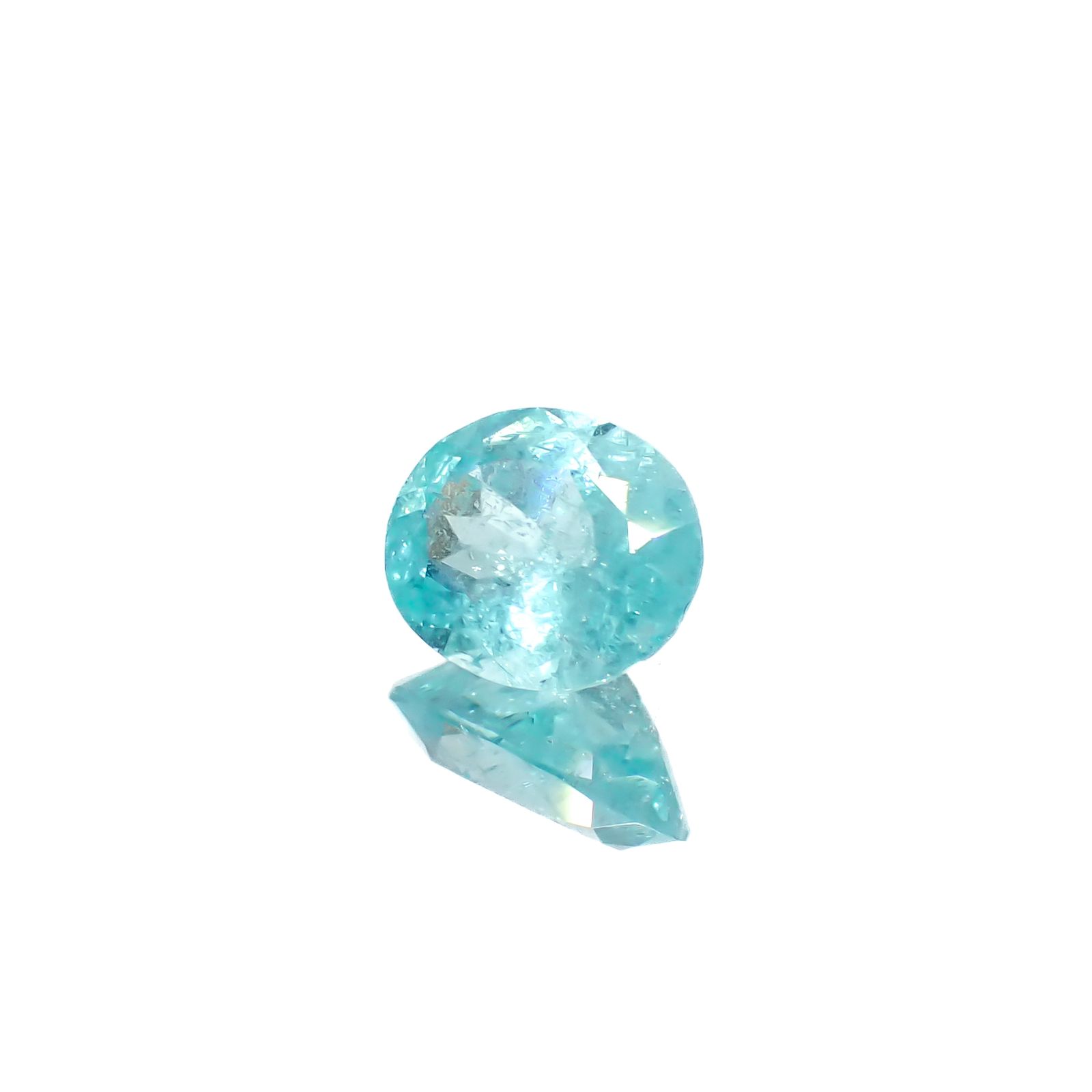 パライバトルマリン ブラジル・キントス鉱山産 0.56ct[240928721]6.1x4.8mm前後