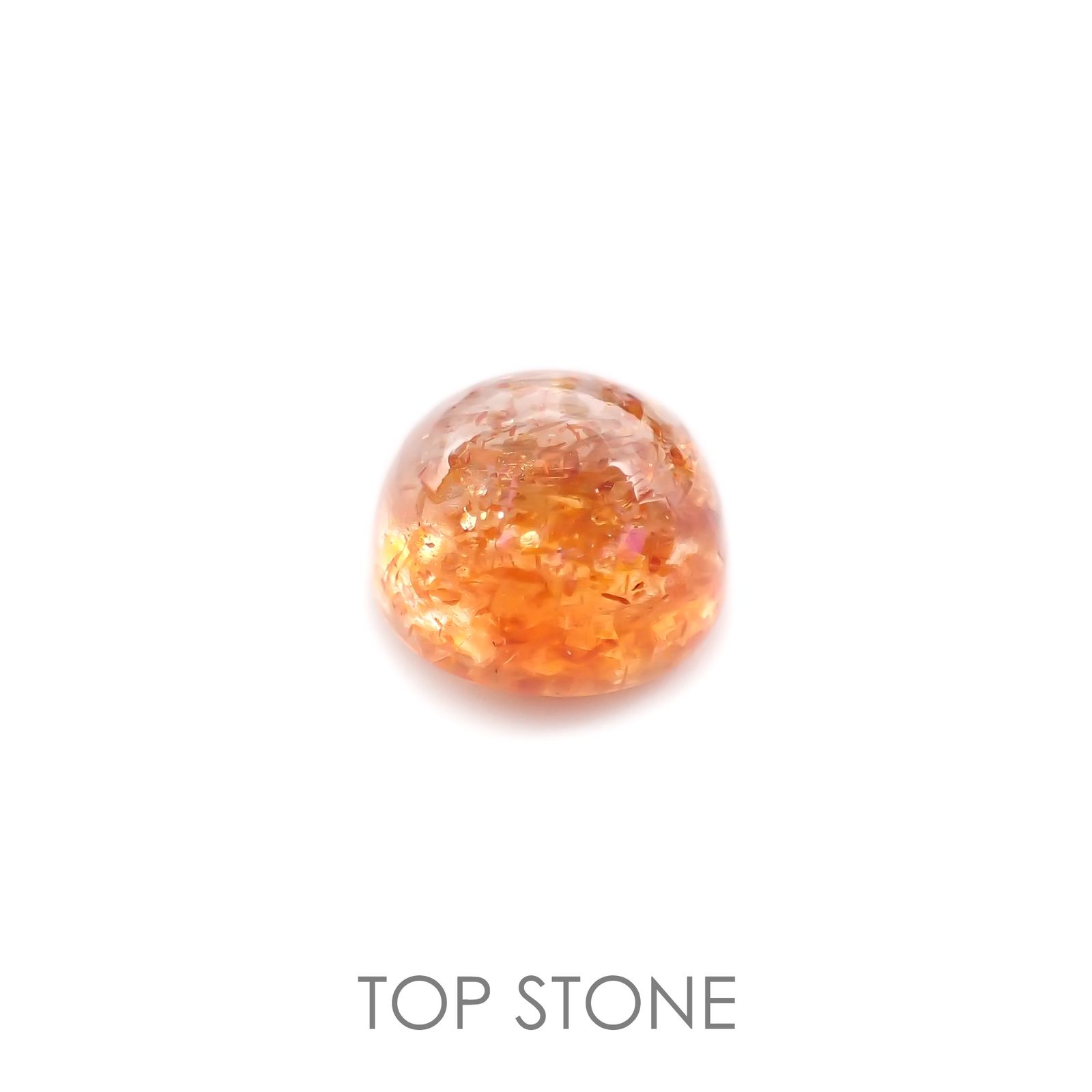 イリュージョンサンストーン タンザニア産 ルース 1.68ct[210510860]7.1×6.9mm前後