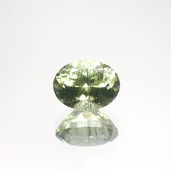 ルドウィジャイトインペリドット(宝石名ルドウィジャイトインペリドット) パキスタン産 1.73ct 識別済[211013499]8×6.1mm前後