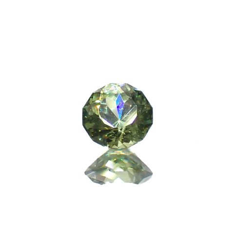◇カスタムカット◇デマントイドガーネット ナミビア共和国産 0.51ct[230421377]4.7x4.7mm前後