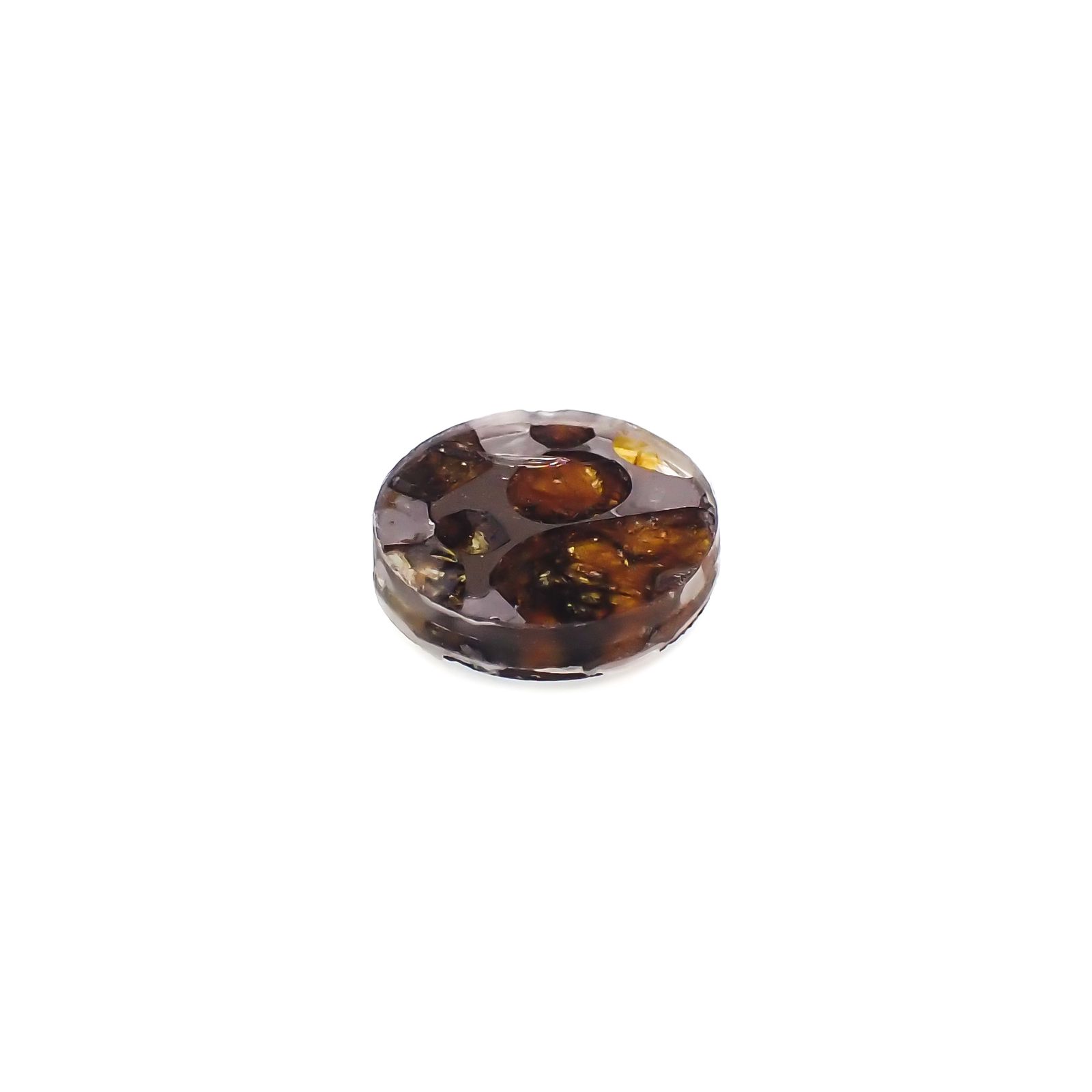 パラサイト隕石Sericho トリプレット 発見地：ケニア 4.13ct[231023672]12.2x12.1mm前後