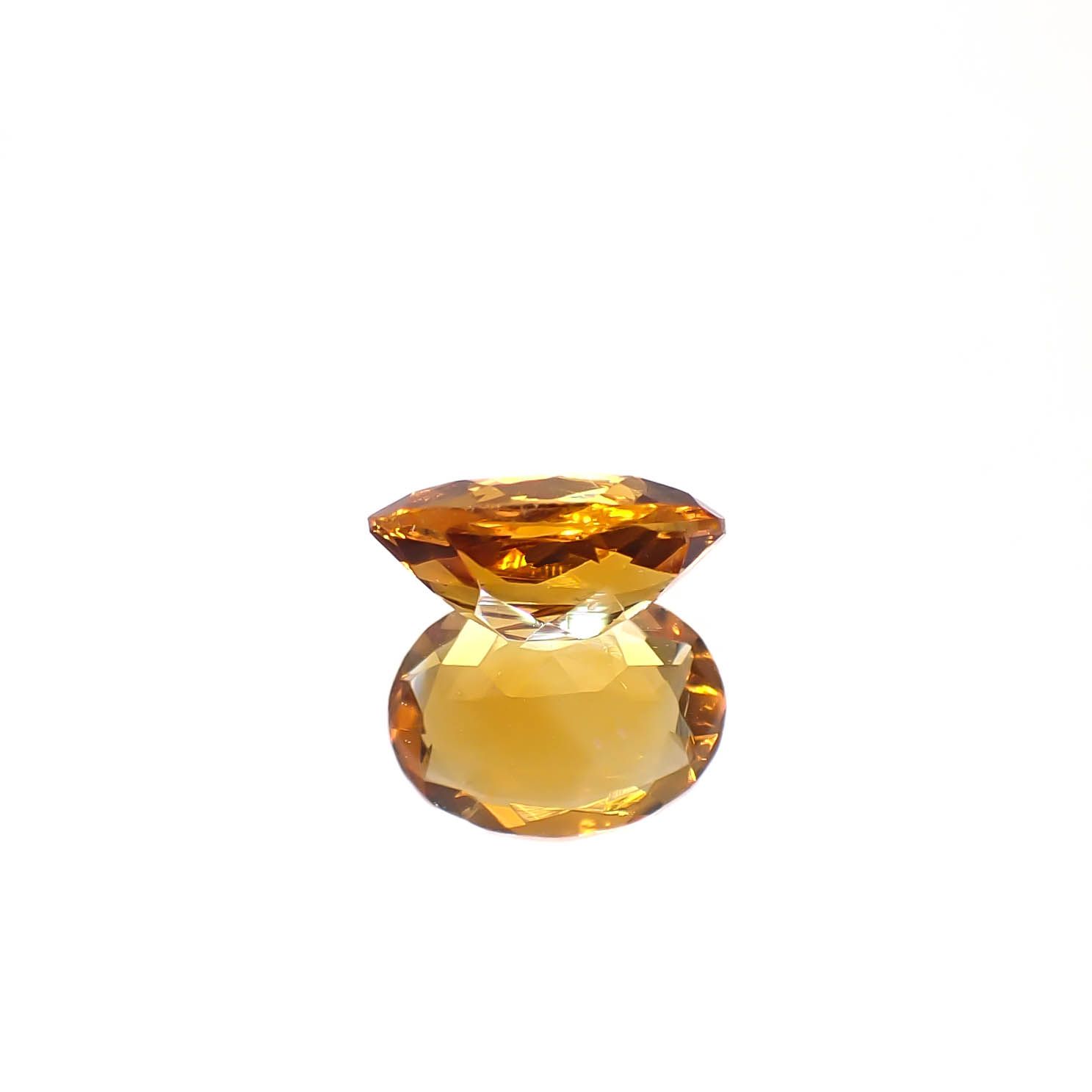 マデイラシトリン ブラジル・ミナスジェライス州産 1.03ct [241029248]8.1x6.1mm前後