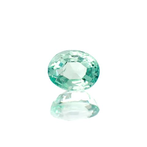 パステルカラーエメラルド コロンビア産 0.37ct[220918056]5x3.9mm前後