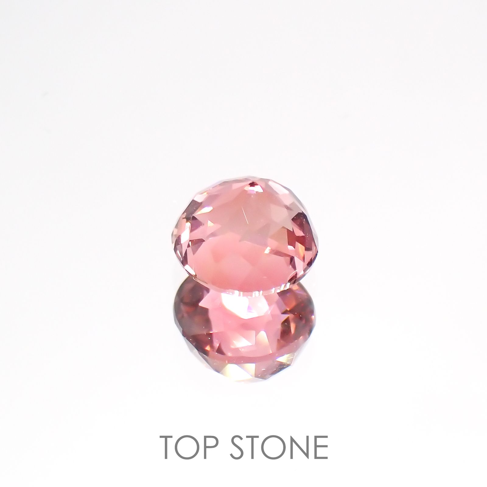 ローズピンクトルマリン(宝石名ピンク・トルマリン)ブラジル/アフリカ産 0.96ct 識別済[220114867]5.9x5.5mm前後