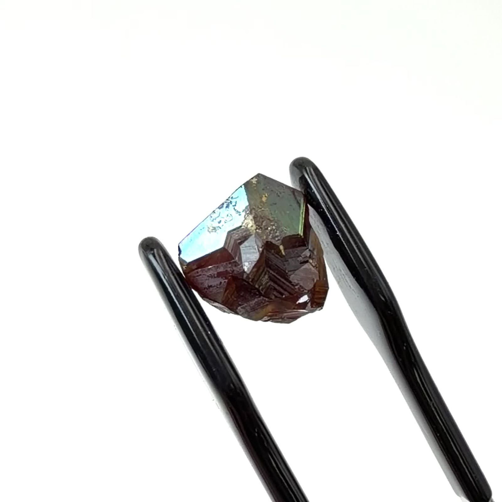 レインボーガーネット原石2個セット 日本・奈良県産 15.61ct(2pcs合計
