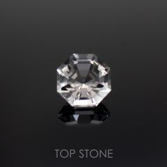 ◇オクタゴンカット◇レムリアンシードクリスタル(保証シール付き) ブラジル産 0.80ct[221018291]5.9x5.8mm前後
